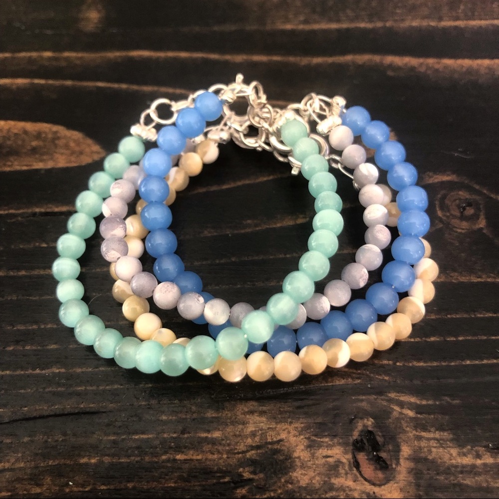 Matching mommy and baby bracelets